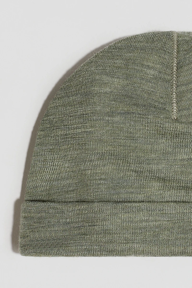 Merino Wool Jersey Beanie