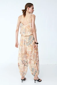 Combi-pantalon avec bretelles à nouer
