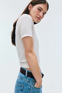 T-shirt en fin tricot