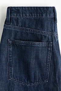 Jean droit taille haute