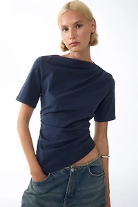 Draped Asymmetric Top