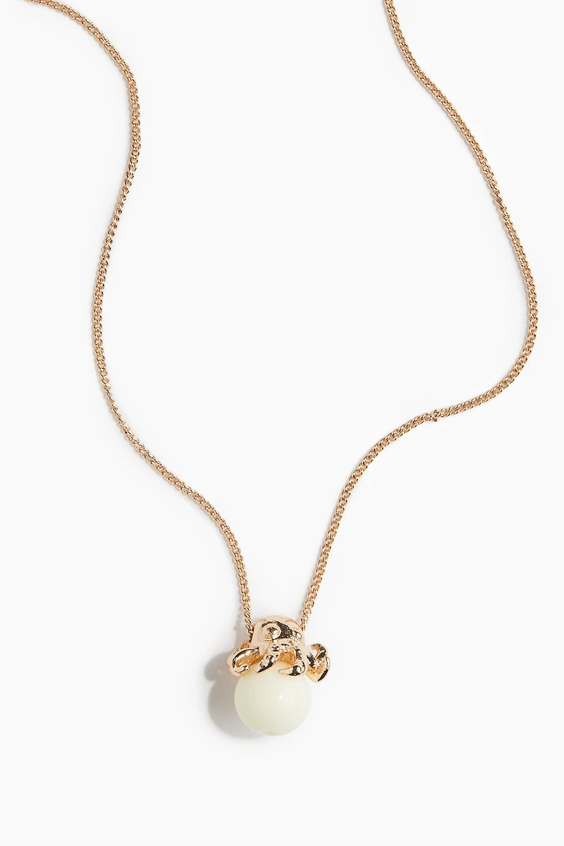 Collier avec pendentif pieuvre