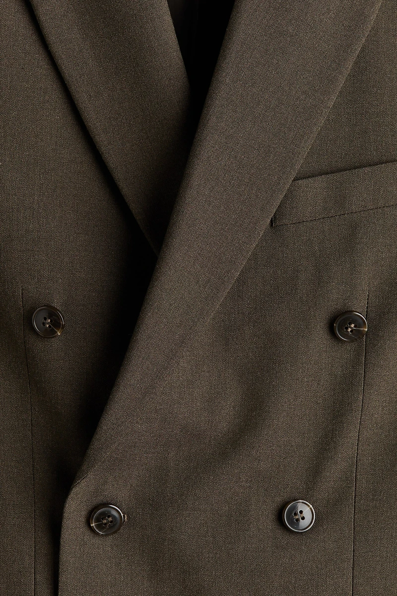 Regular-Fit Double-Breasted Jacket