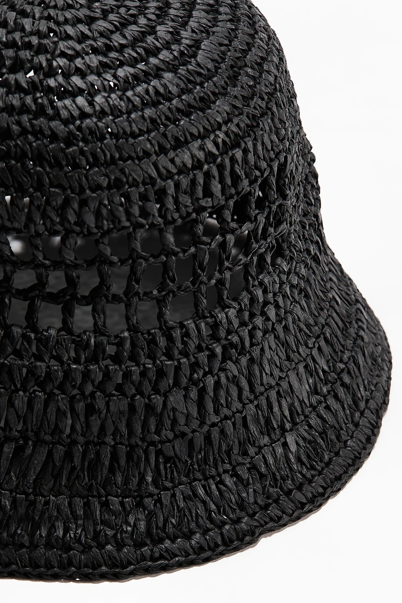 Straw Bucket Hat