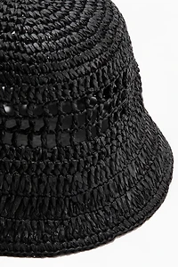 Straw Bucket Hat
