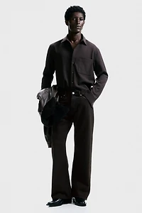 Jean décontracté coupe bottillon