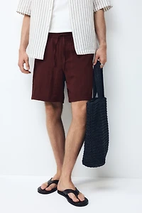 Relaxed-Fit Textured Shorts