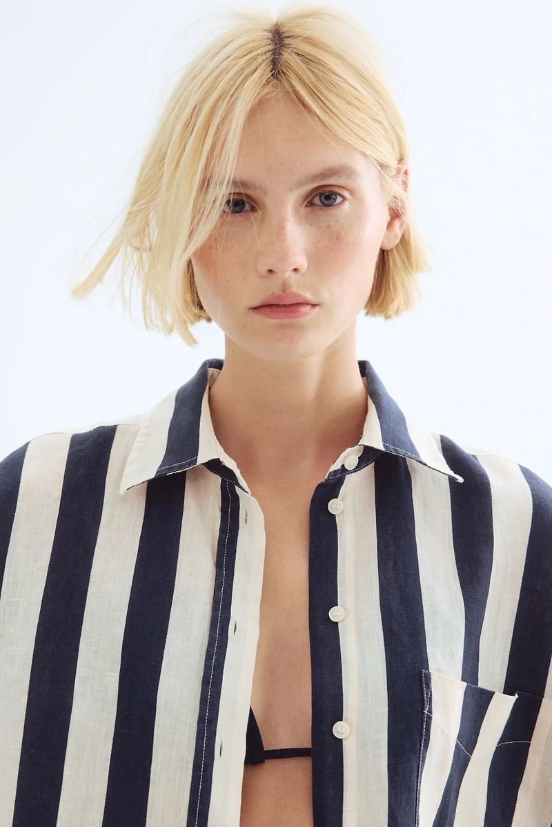 Oversized Linen Shirt