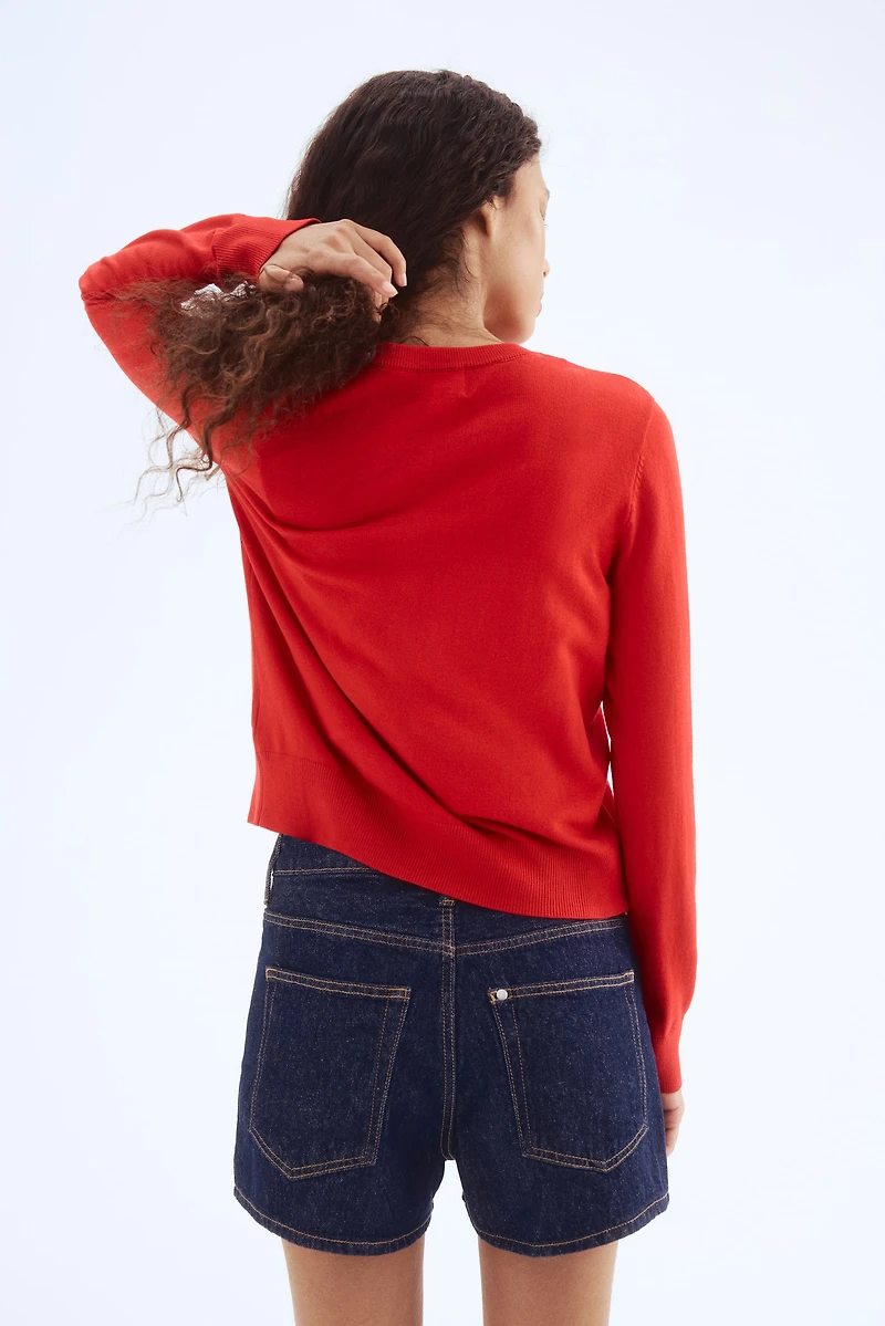Fine-knit Cardigan