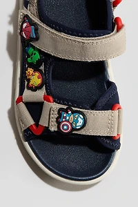 Motif-Detail Sandals