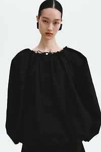 Drawstring-Detail Windbreaker