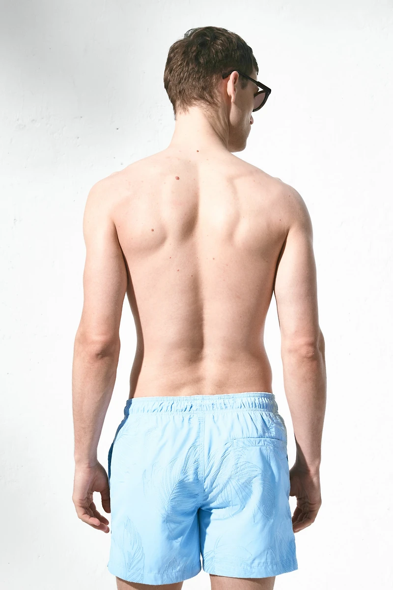 Patterned Swim Shorts