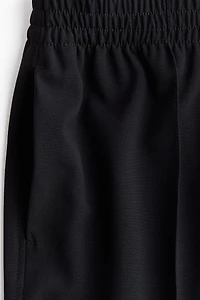 Wide Crease-Detail Pants
