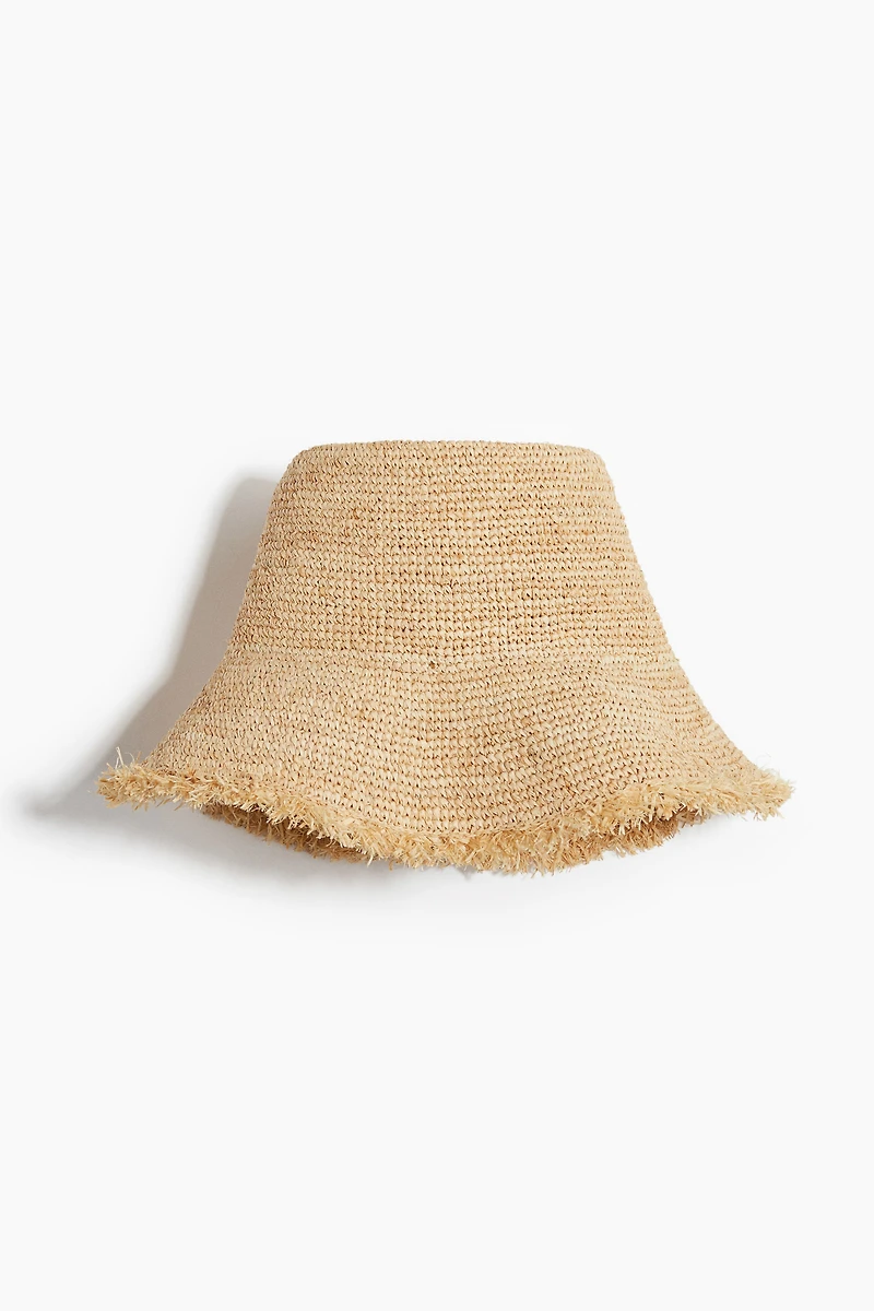 Straw Bucket Hat
