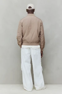 Regular-Fit Lightweight Bomber Jacket