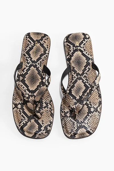 Leather Flip-Flops
