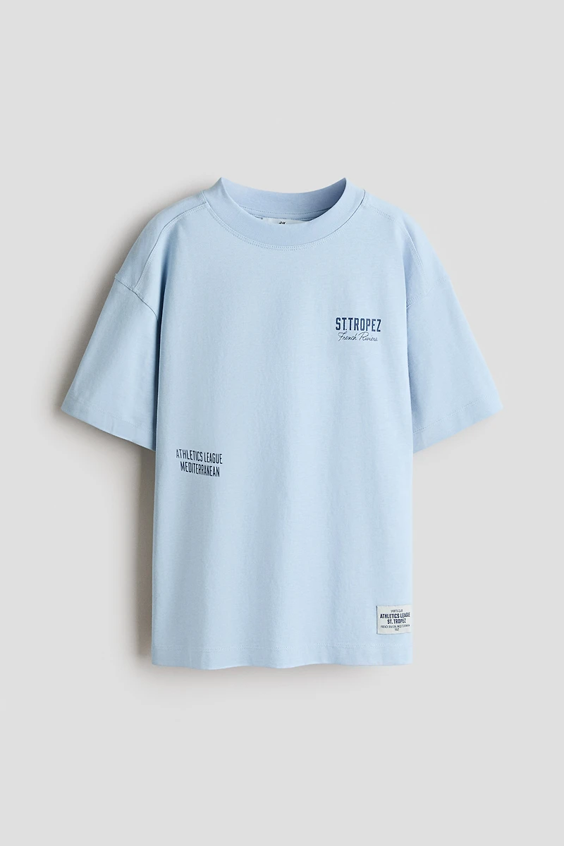 T-shirt avec motif imprimé