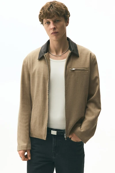 Veste classique avec col