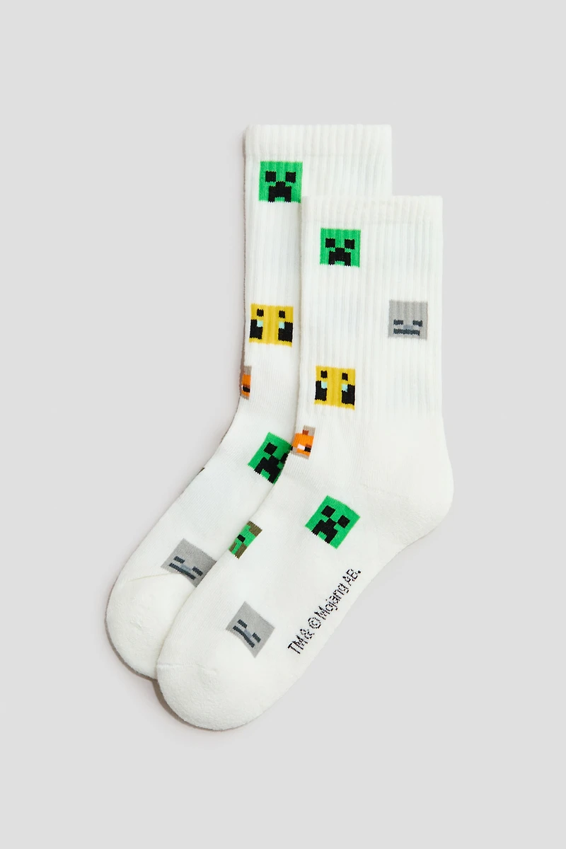 5-pack Intarsia-motif Socks