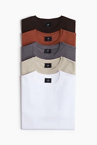 5-pack Slim Fit T-shirts