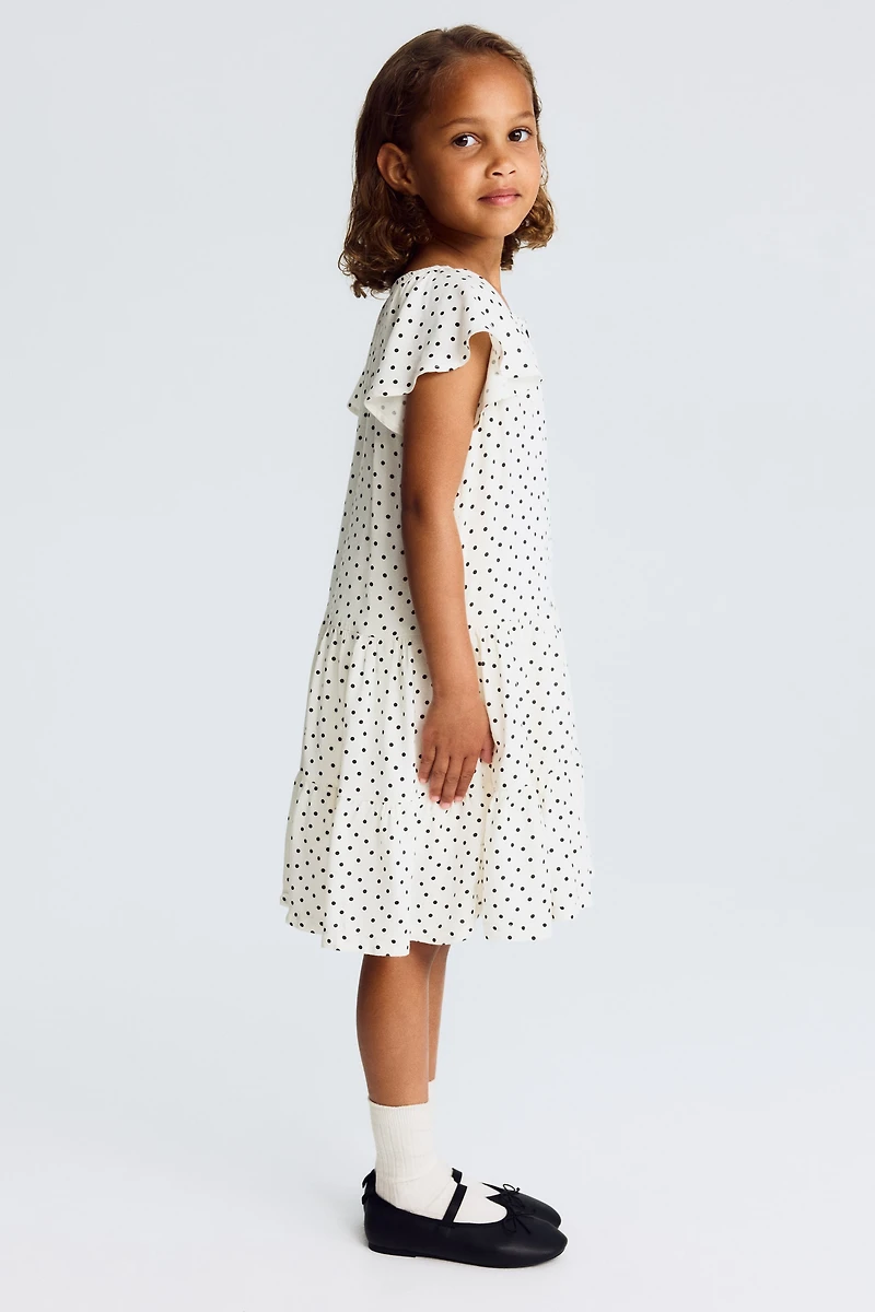 Patterned Viscose Dress