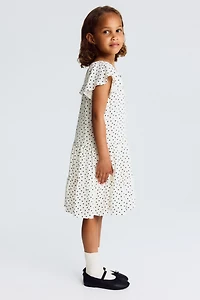 Patterned Viscose Dress