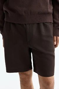Relaxed-Fit Linen-Blend Shorts