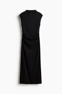 Sleeveless Mock Turtleneck Dress