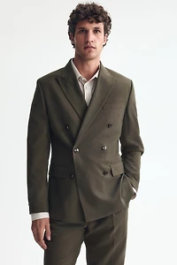 Regular-Fit Double-Breasted Jacket
