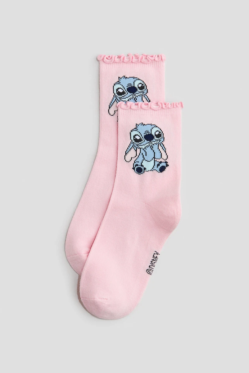5-Pack Motif-Detail Socks