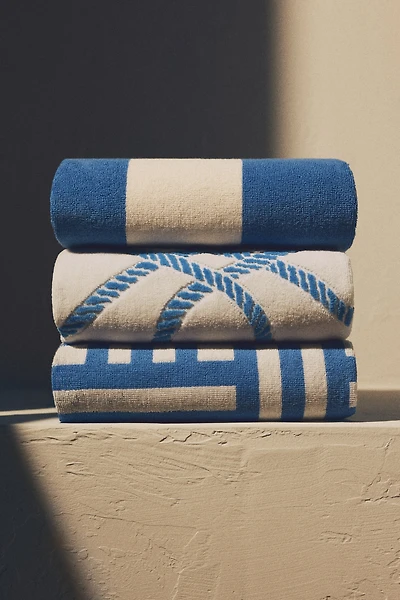 Striped Cotton Beach Towel
