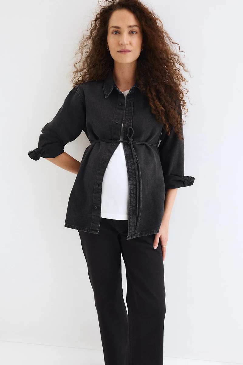 MAMA Before & After Denim Shirt