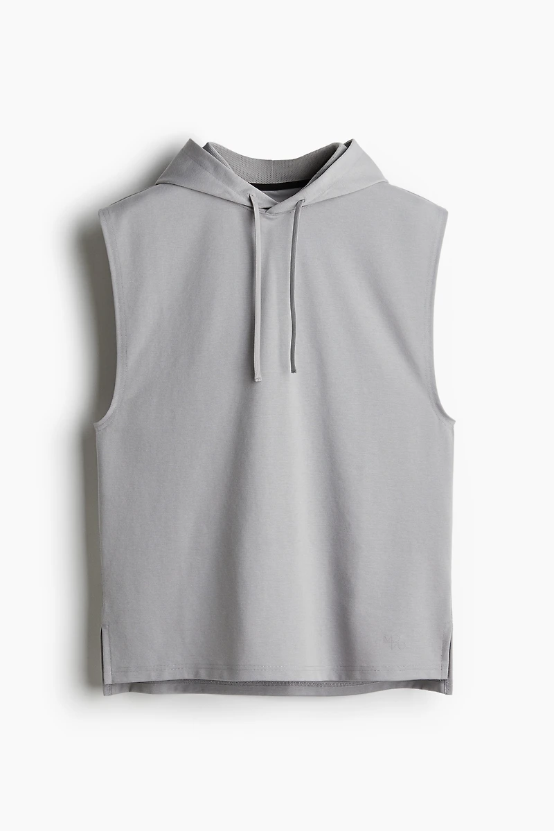 Regular-Fit Sleeveless Sports Hoodie with DryMove™