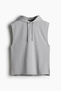 Regular-Fit Sleeveless Sports Hoodie with DryMove™