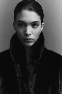 Fluffy Coat with Shawl Collar