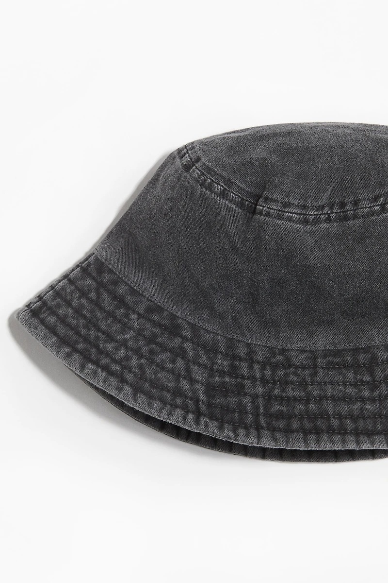 Chapeau en denim de coton