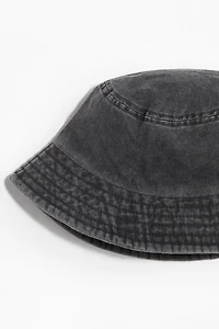 Chapeau en denim de coton
