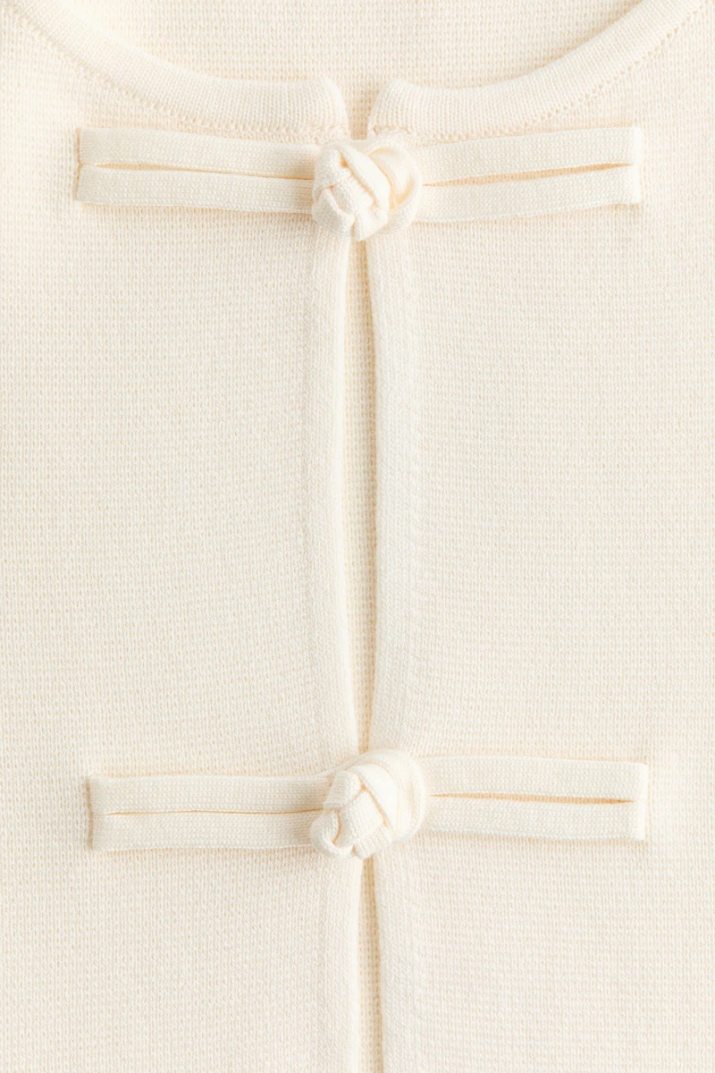Sleeveless Button-Front Top