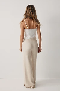 Fine-knit Pants