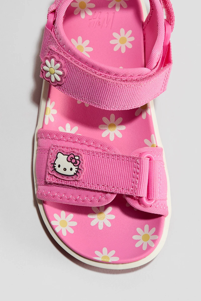 Motif-Detail Sandals