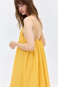 Robe trapèze maxi