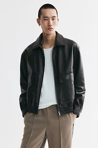 Coated Blouson Jacket