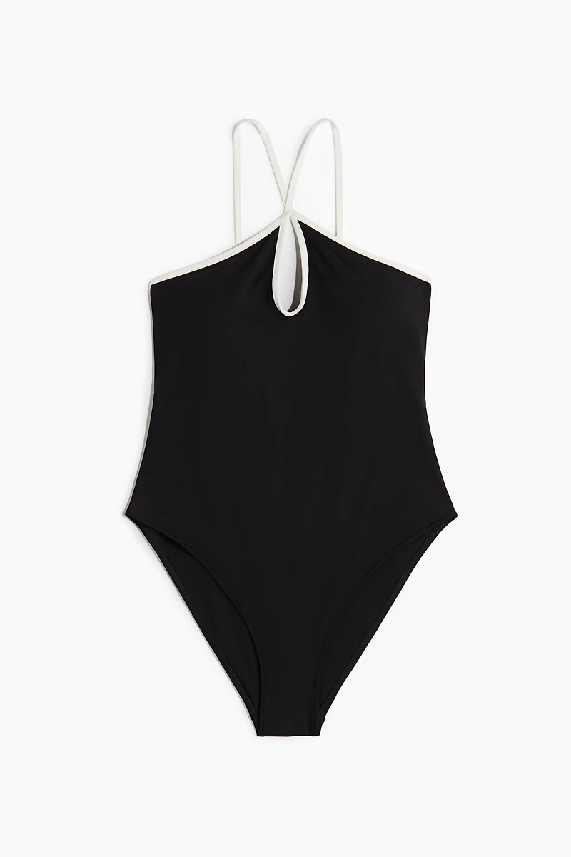 Padded-Cup Cutout Swimsuit