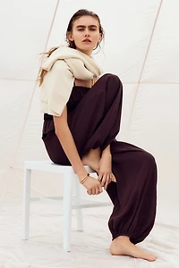 Ruffle-Trimmed Bandeau Jumpsuit