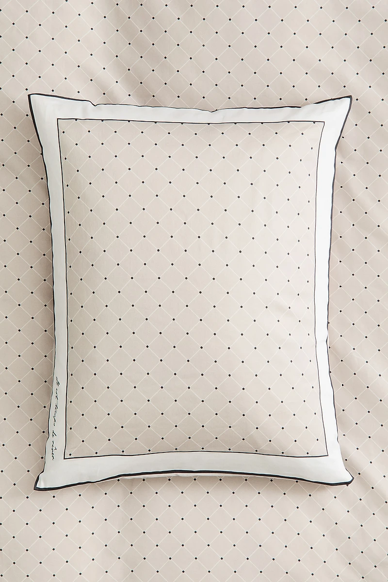 Housse de couette TG lit double satinette coton