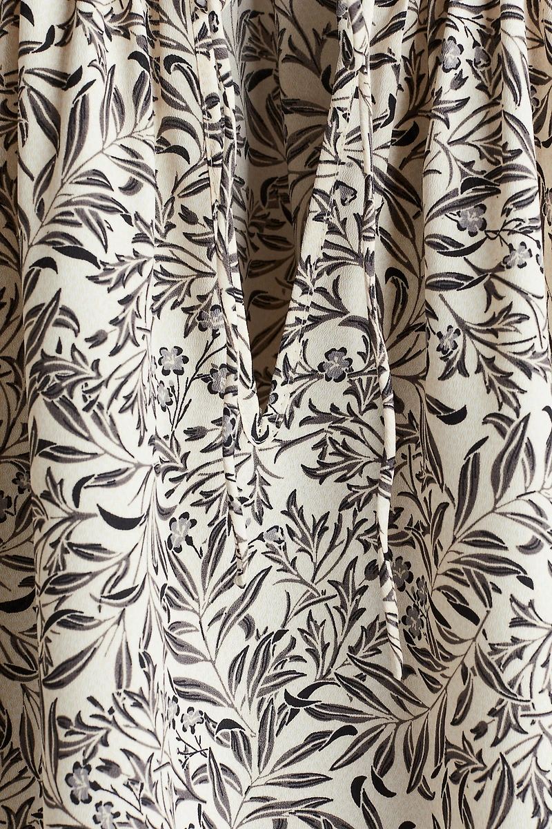 Oversized Crêpe Blouse