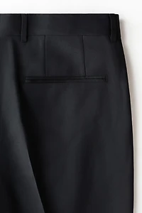 Pantalon d'habit classique en laine mélangée
