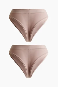 2-Pack Microfiber Brazilian Briefs