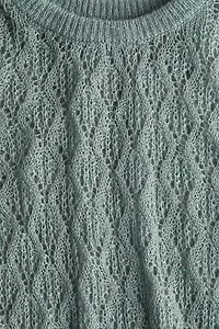Pointelle-Knit Sweater