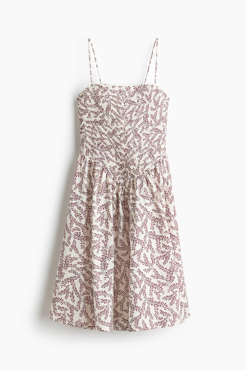 Smocked Strappy Dress